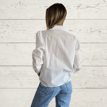 Cargar imagen en el visor de la galería, Blusa Bordada, color Blanco
