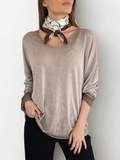 Sweater Italiano Delgado, color Taupe