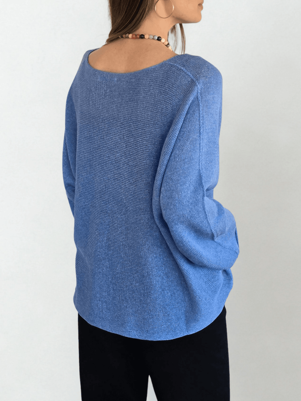 Sweater Italiano de Hilo, color Jacinto