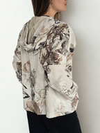 Chaqueta Italiana Estampada, fondo Beige