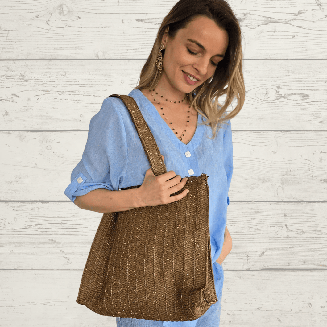 Bolso Yute, color Chocolate