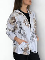 Chaqueta Italiana Estampada, fondo Blanco