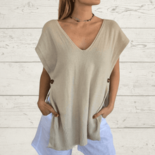 Cargar imagen en el visor de la galería, Sweater Italiano Adelfia, color Beige
