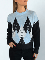 Sweater Rombo, fondo Negro