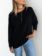 Sweater Murciélago, color Negro