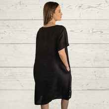 Cargar imagen en el visor de la galería, Vestido Italiano Liguria, color Chocolate
