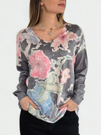 Sweater Estampado, fondo Marengo