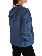 Chaqueta Italiana Bordada, color Azul