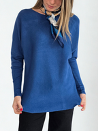 Sweater Murciélago, color Azul