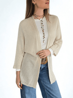 Chaleco Italiano Hilo, color Beige