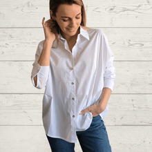 Cargar imagen en el visor de la galería, Blusa Básica, color Blanco
