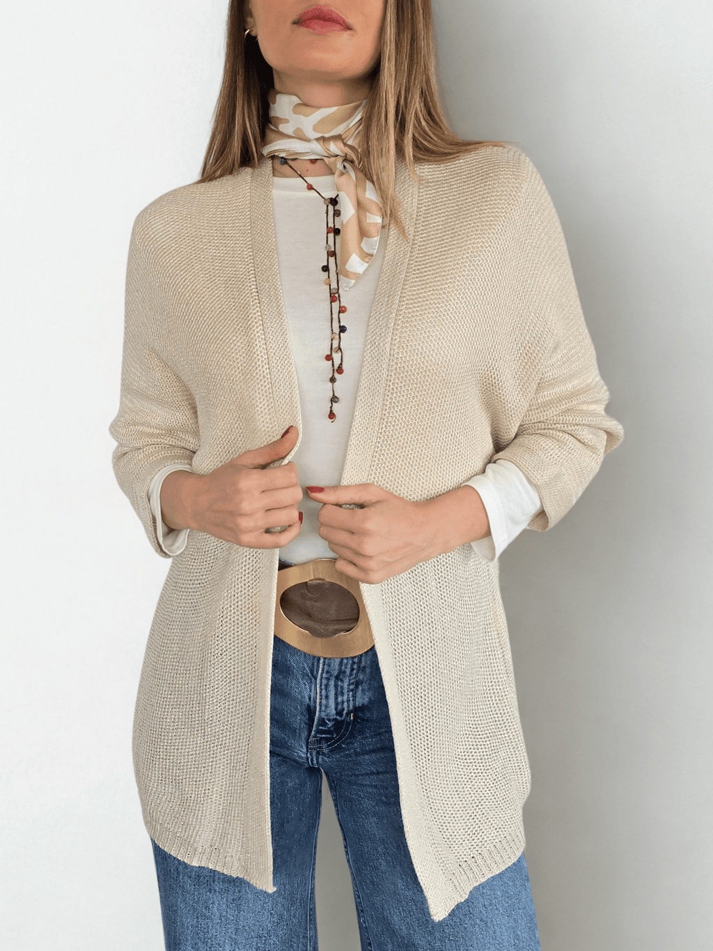 Chaleco Italiano , color Beige
