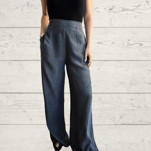 Cargar imagen en el visor de la galería, Pantalón jeans Tencel, color Gris
