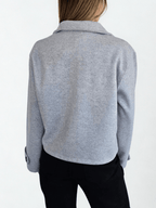 Chaqueta de Paño, color Celeste
