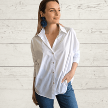 Cargar imagen en el visor de la galería, Blusa Básica, color Blanco
