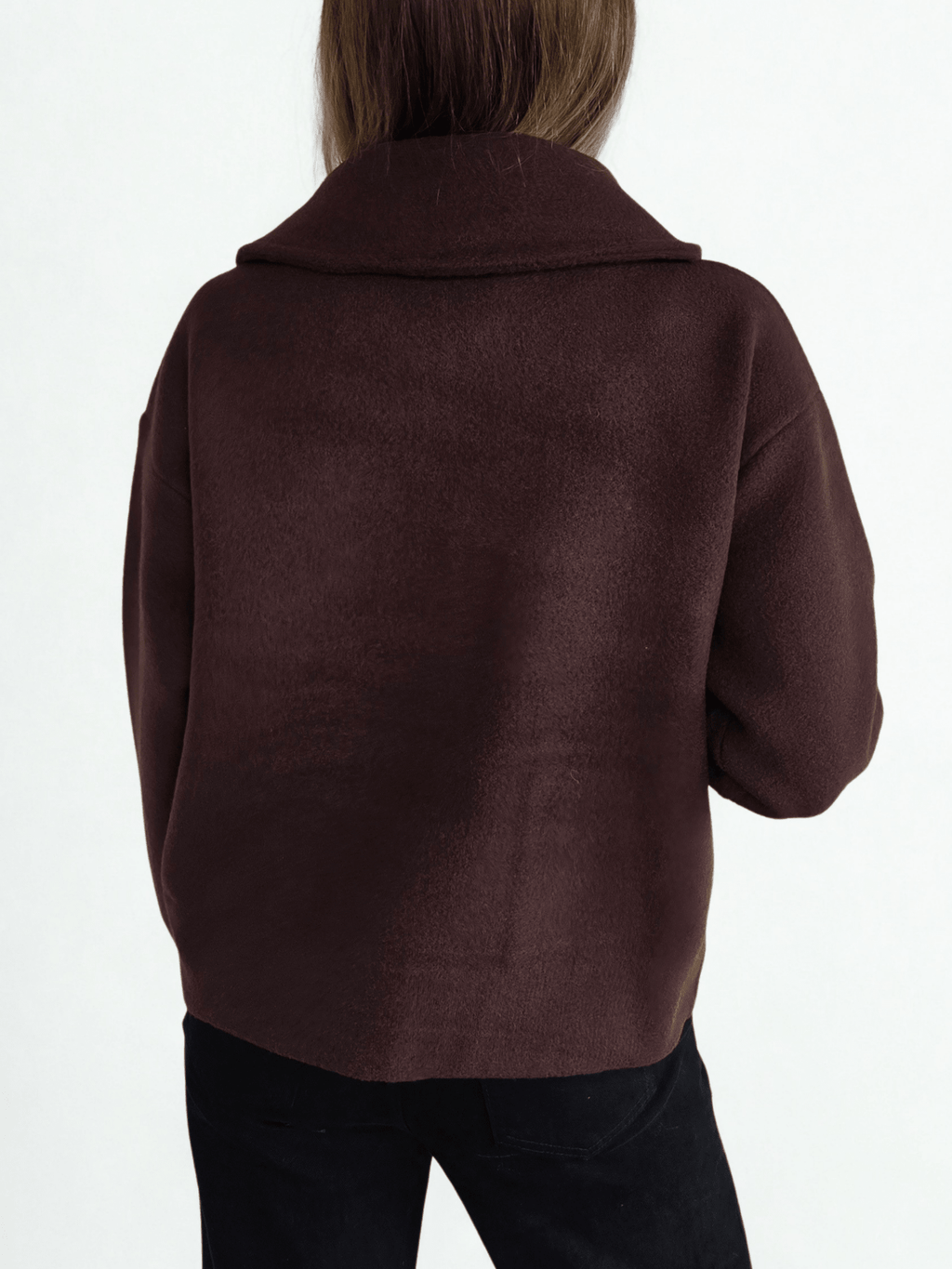 Chaqueta Dos Bolsillos, color Chocolate