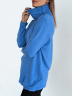 Sweater Cuello Subido, color Jacinto