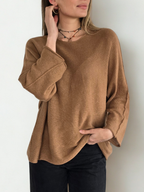 Sweater Italiano Básico, color Camel
