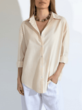 Blusa Rayada , color Amarillo con Blanco