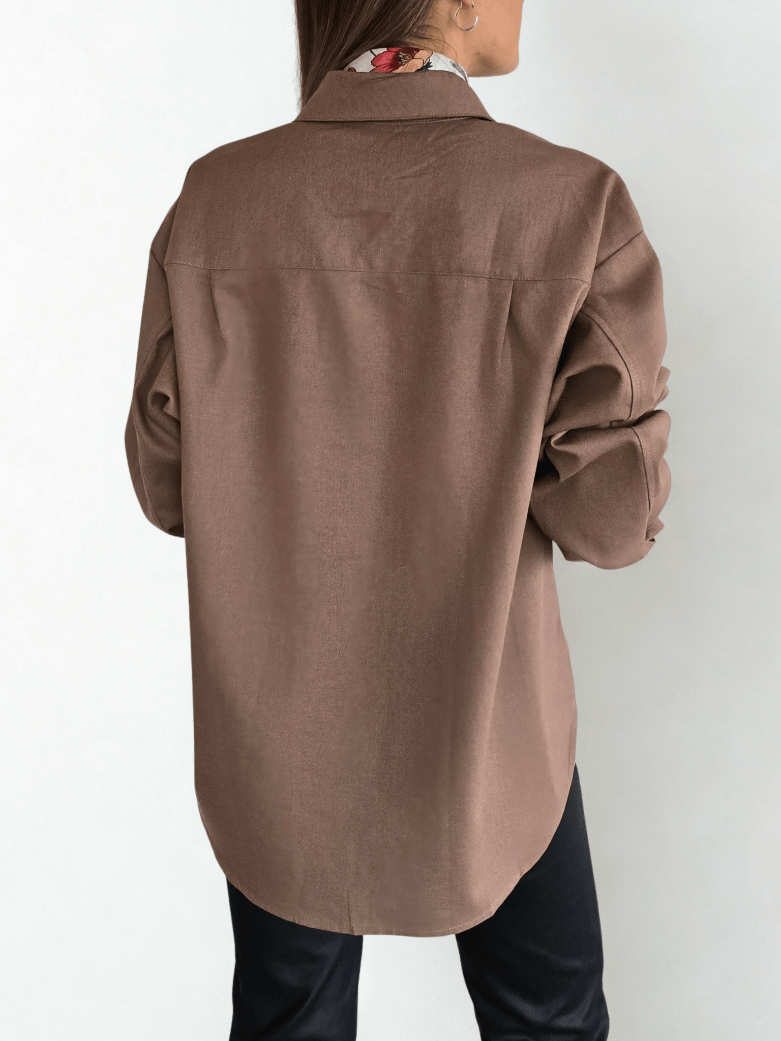 Blusa Básica, color Chocolate