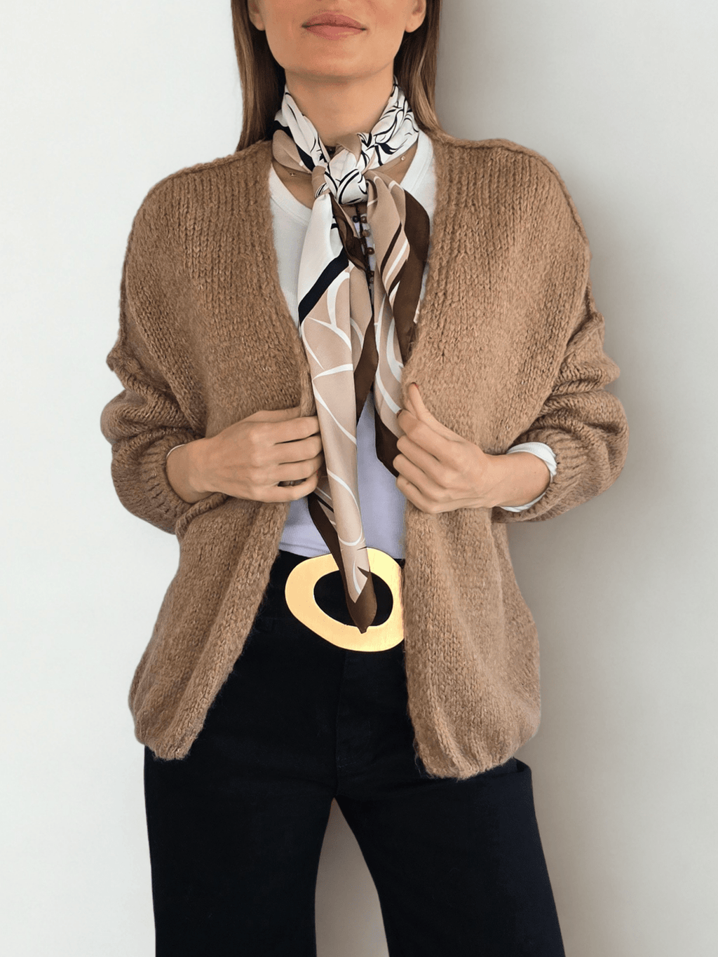 Chaleco Italiano Bolonia, color Camel