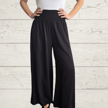 Cargar imagen en el visor de la galería, Pantalón ancho, color Negro
