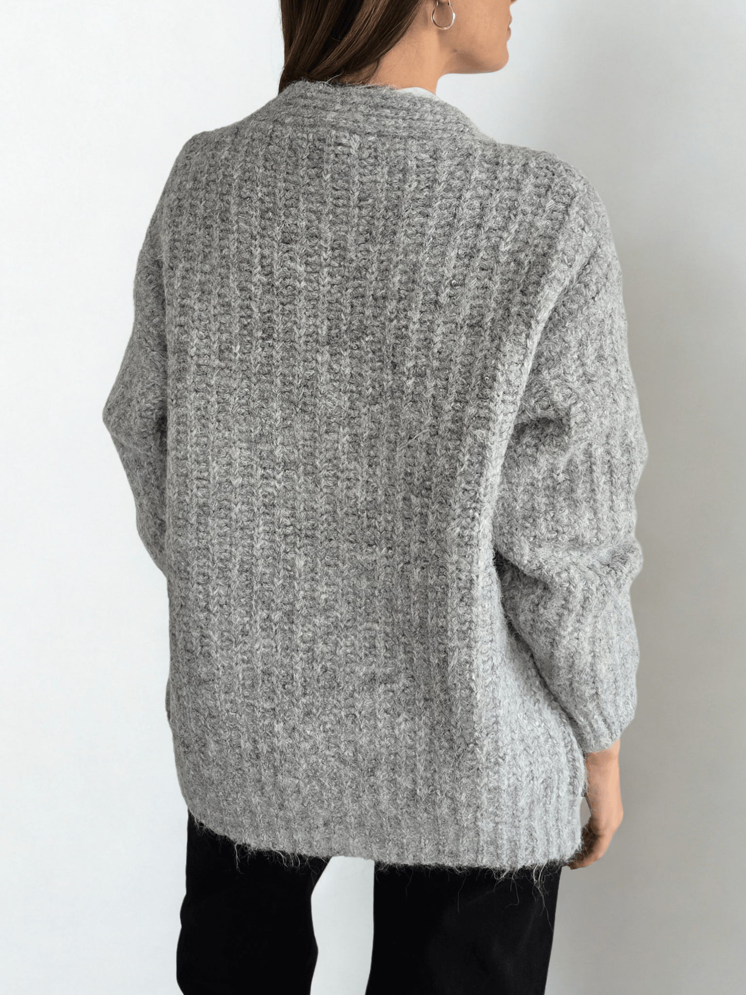 Chaleco Grueso, color Gris