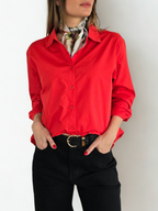 Blusa Básica, color Rojo
