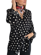 Blusa Lunares, color Negro