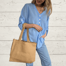 Cargar imagen en el visor de la galería, Bolso Yute, color Camel
