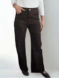 Pantalón de Gabardina, color Chocolate