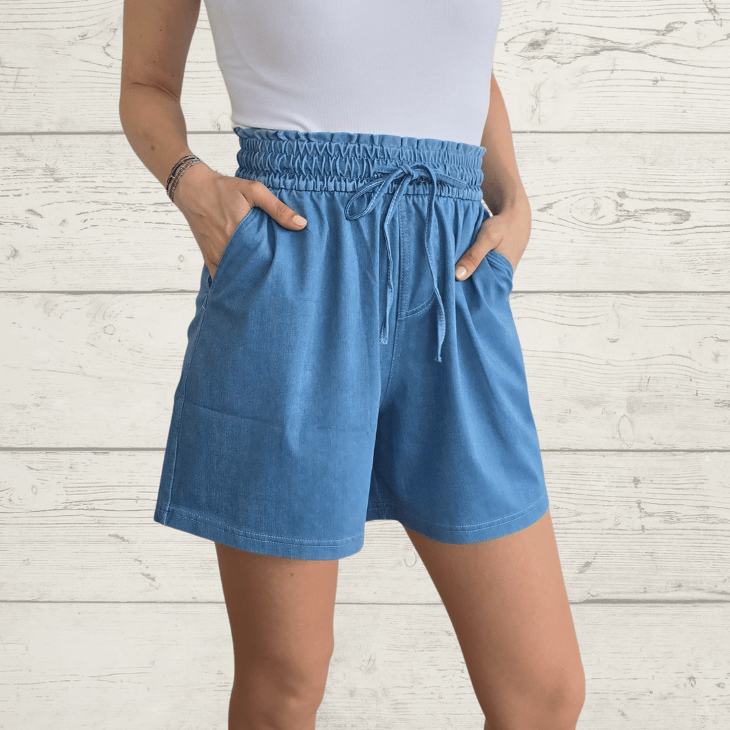 Short Jeans, color Celeste