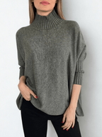 Sweater Italiano manga 3/4, color verde