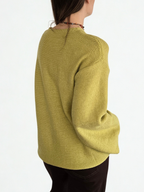 Sweater Manga Ancha, color Pistacho