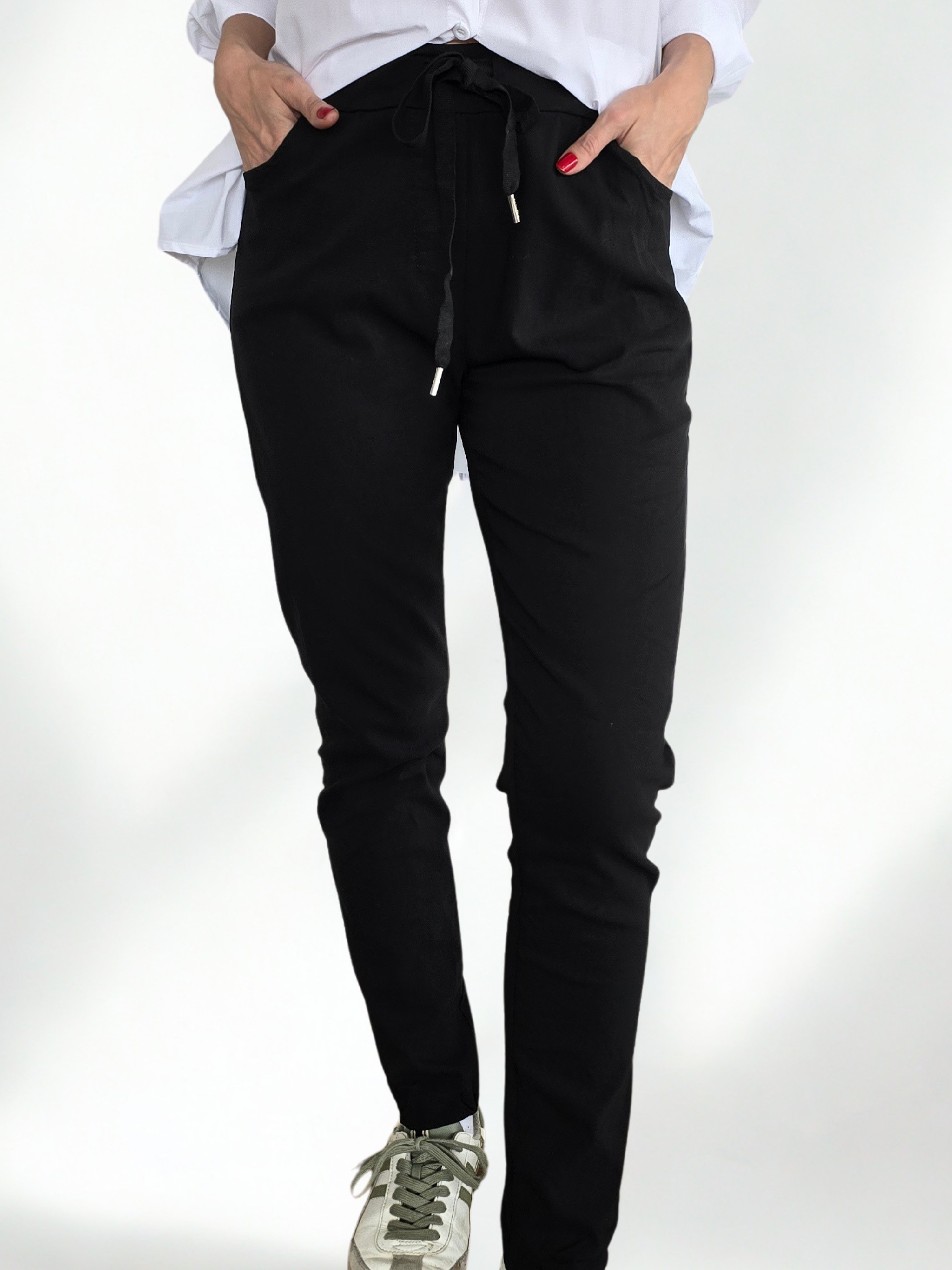 Pantalón Jogger Italiano, color Negro