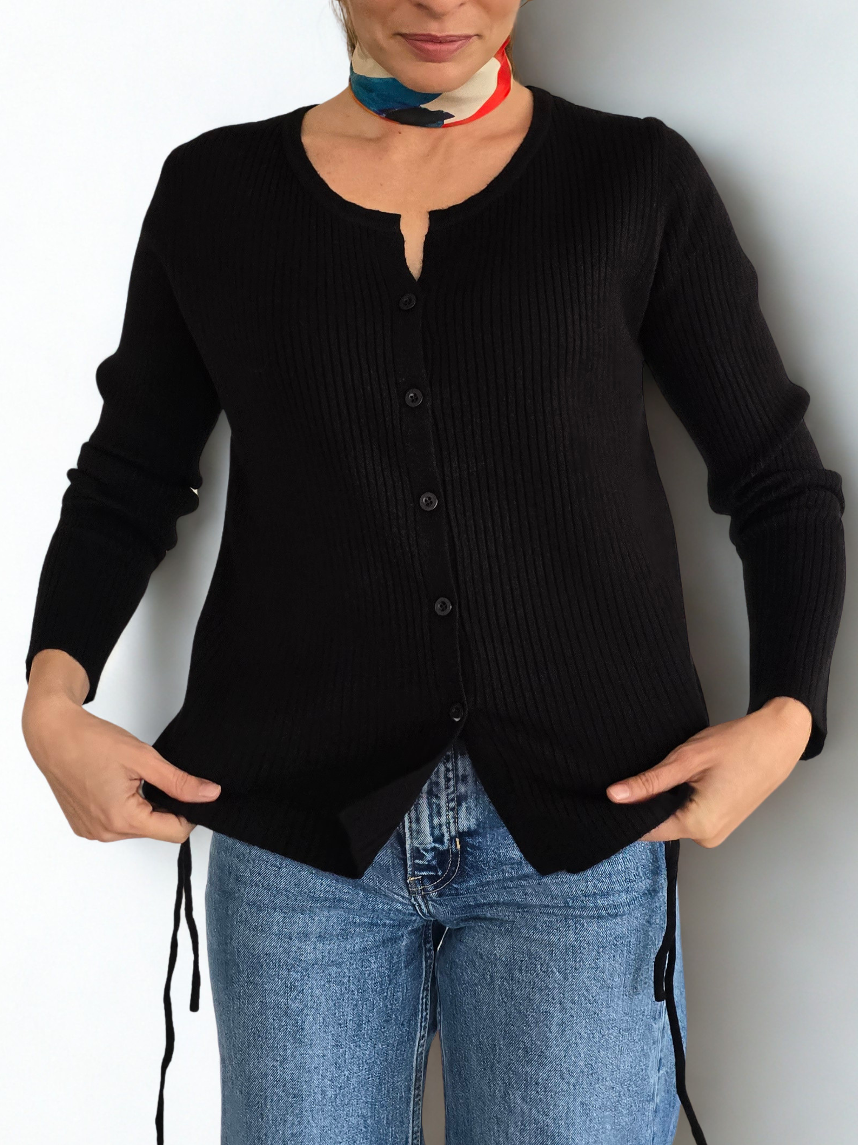 Chaleco Tiritas, color Negro