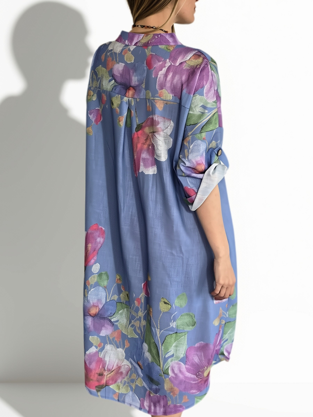 Vestido Estampado, fondo Jacinto