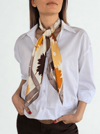 Pañuelo Estampado, Orilla Taupe