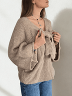 Sweater Italiano Lazo, color Beige