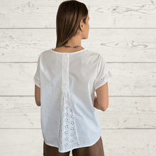 Cargar imagen en el visor de la galería, Blusa Italiana Roma, color Blanco
