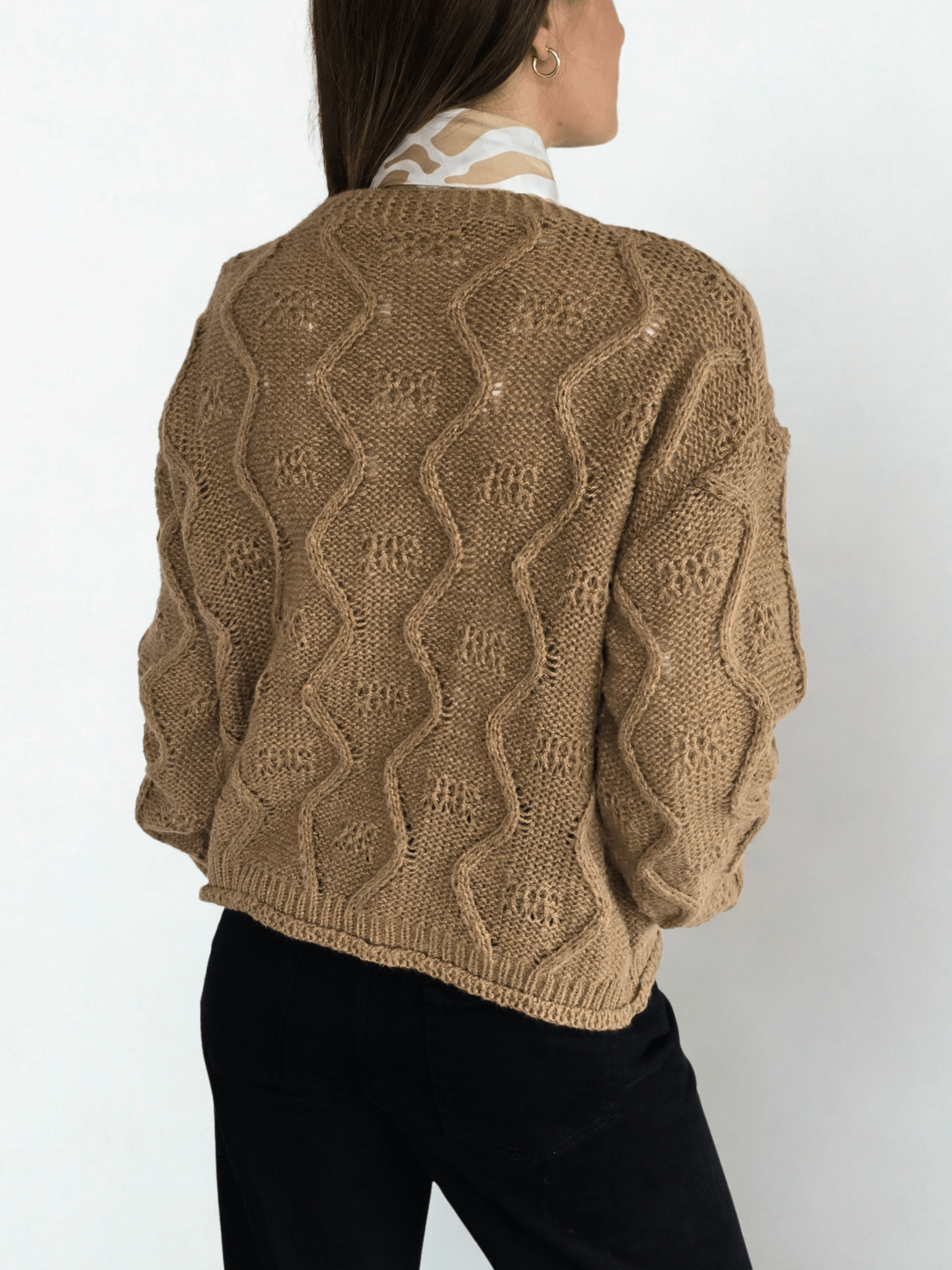 Chaleco Rombos, color Camel