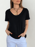 Polera Básica, color Negro