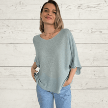Cargar imagen en el visor de la galería, Sweater Italiano básico, color Verde menta
