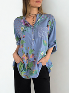 Blusa Italiana Estampada, fondo Jacinto