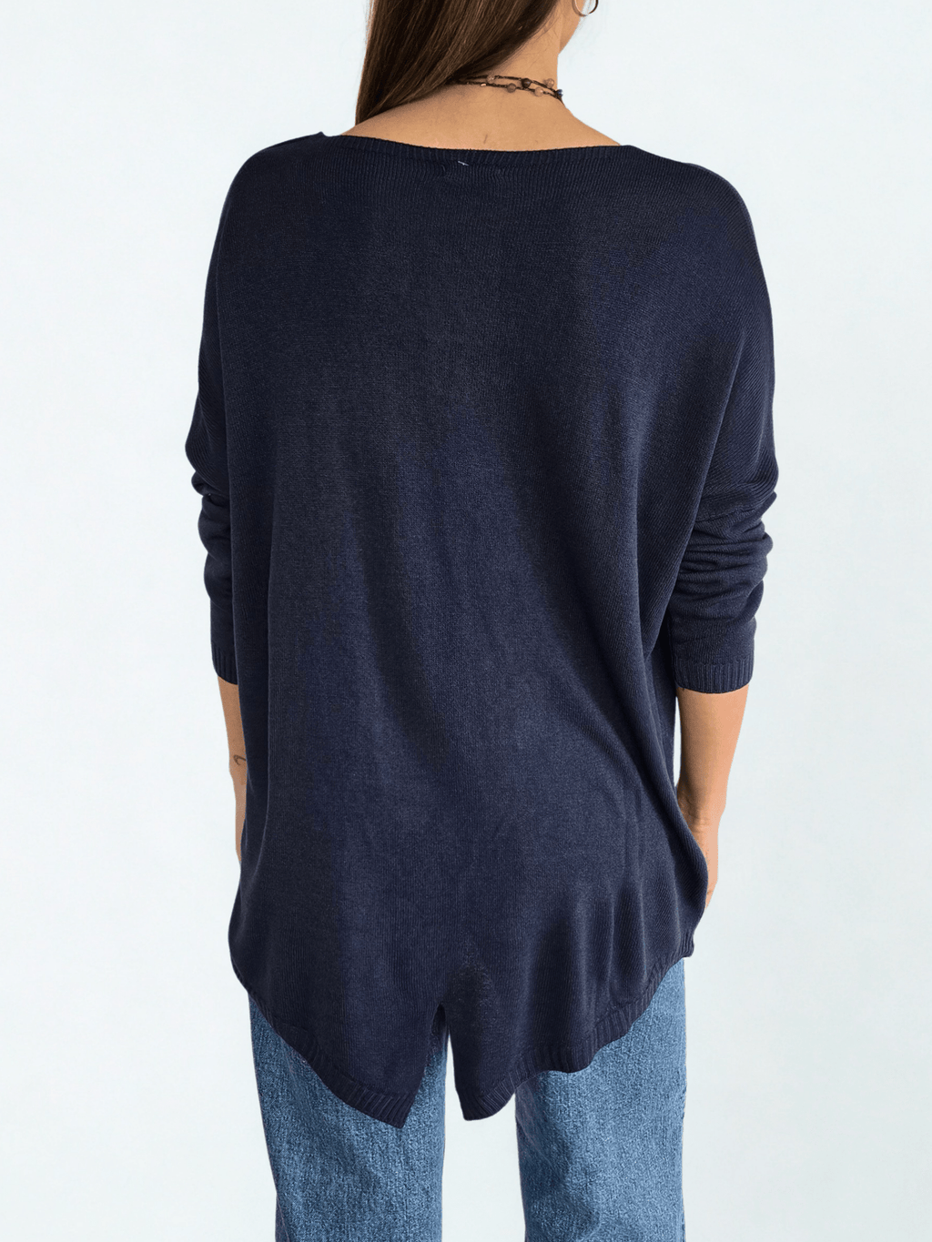 Sweater Italiano Ancho, color Azul Marino