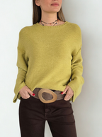 Sweater Manga Ancha, color Pistacho