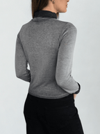 Polera Beatle Italiano corto, color gris