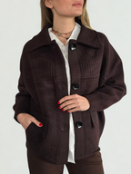 Chaqueta Bolsillo con detalle, color Chocolate