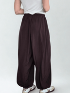 Pantalón Bombacho, color Chocolate