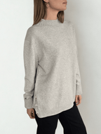 Sweater con Botones a los lados, color Beige